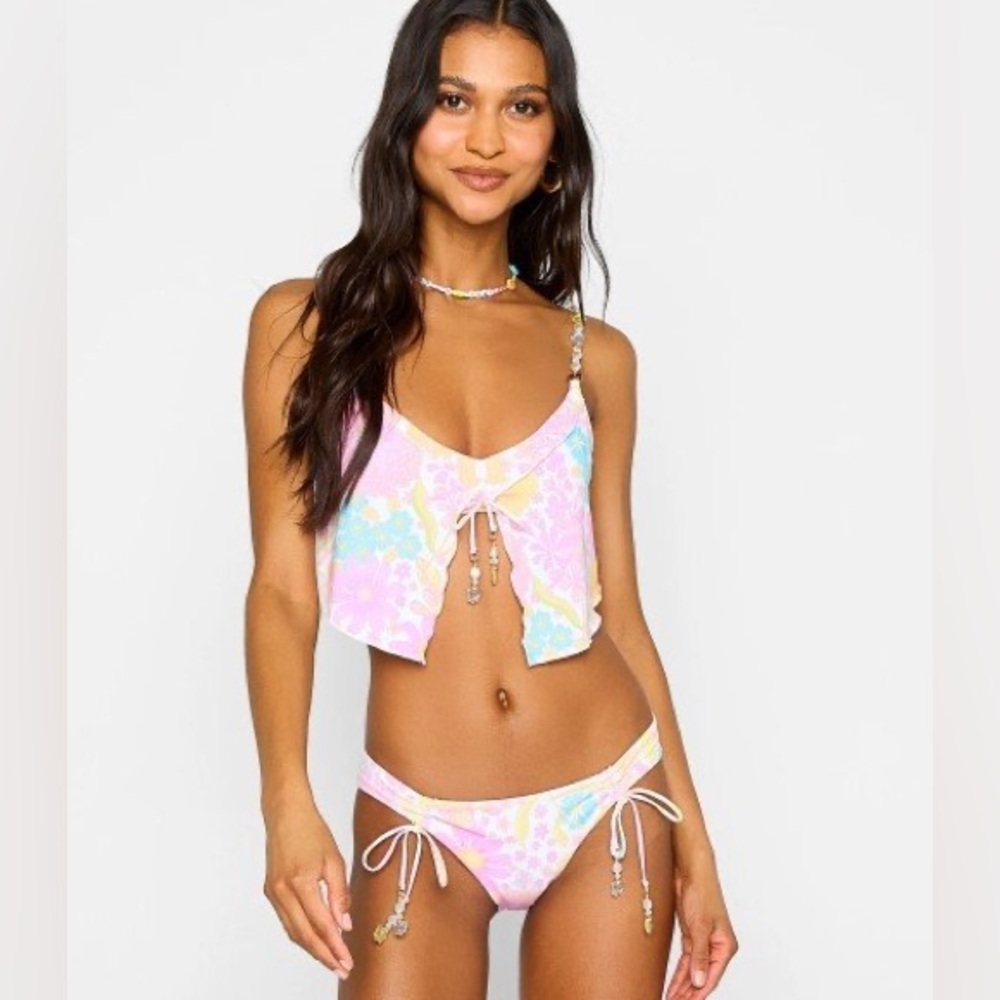 Beach Bunny Keoni Bikini Set with Beaded Details